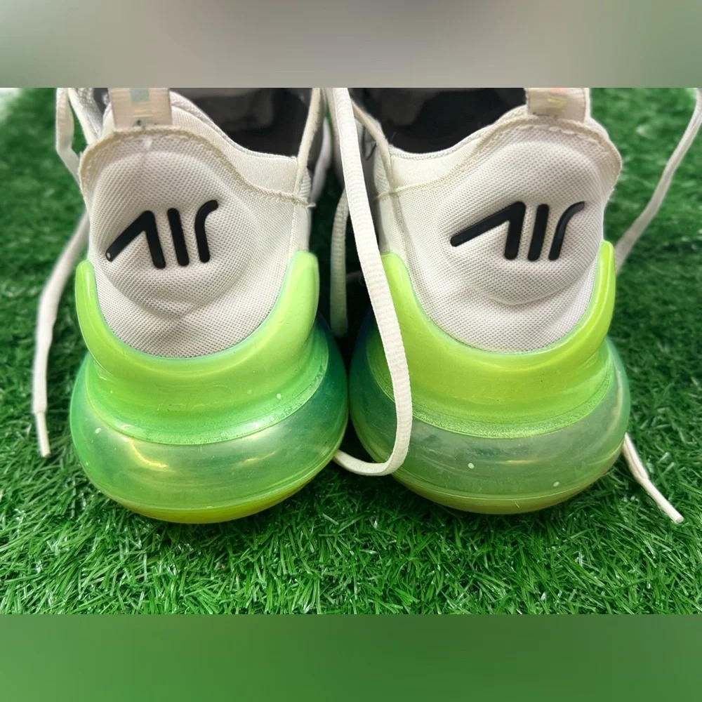Nike Air Max 270 White Lime Blast Photo Blue Size‎ 12